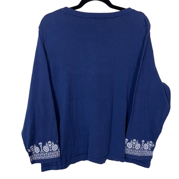 Cynthia Rowley Woman Ornate Heavily Embroidered Button Down Cotton Cardigan 3XL - Picture 10 of 16